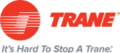 horizontal red and gray trane logo